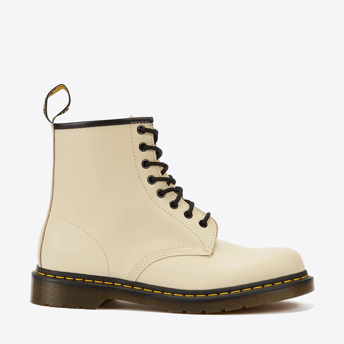 Buy DR MARTENS 1460 8 Eye Boot Smooth Leather Parchment Beige