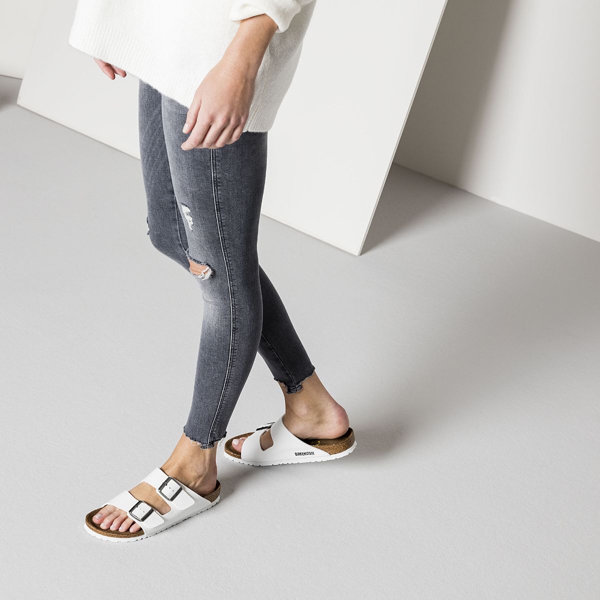 BIRKENSTOCK Arizona Birko-Flor White - Image 4