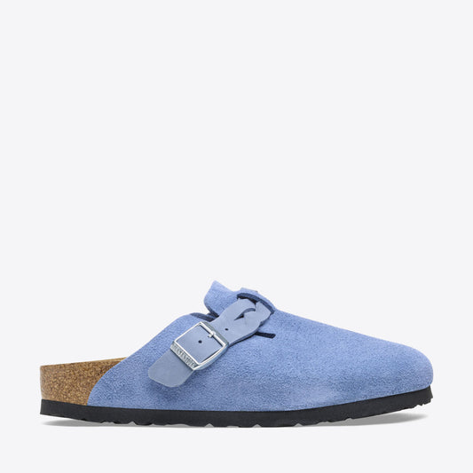 BIRKENSTOCK Boston Braided Suede Blue - Image 1