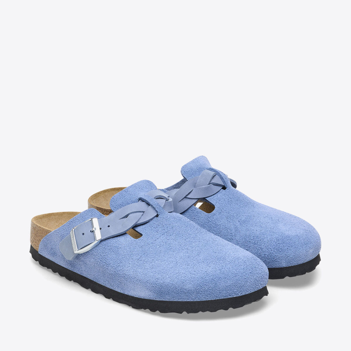 BIRKENSTOCK Boston Braided Suede Blue - Image 5