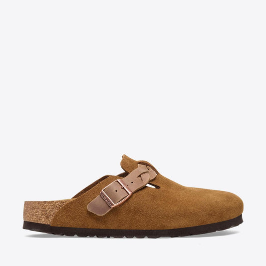 BIRKENSTOCK Boston Braided Suede Mink - Image 1