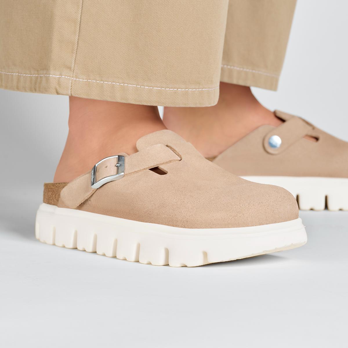 BIRKENSTOCK Boston Chunky Suede Sand - Image 4