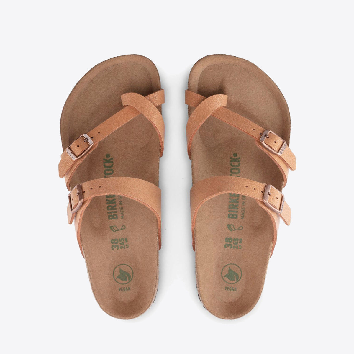 BIRKENSTOCK Mayari Birkibuc Earthy Vegan Pecan - Image 6