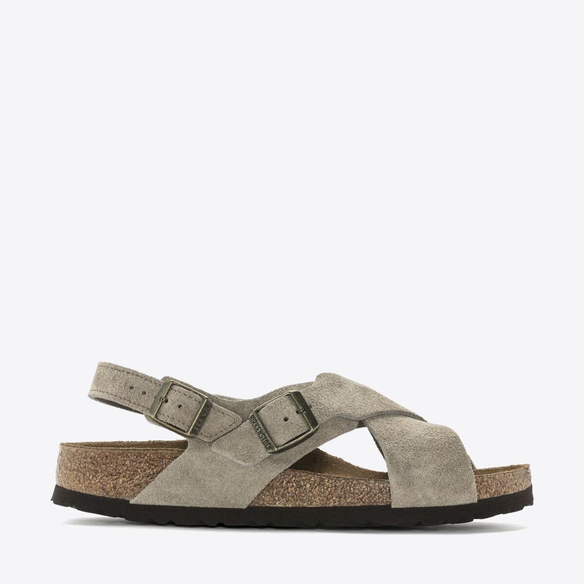 BIRKENSTOCK Tulum SFB Suede Taupe - Image 1