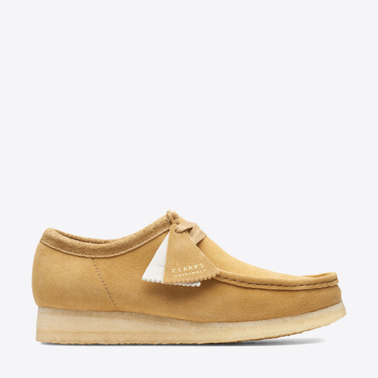 CLARKS Mens Wallabee Oakmoss Suede - Image 1