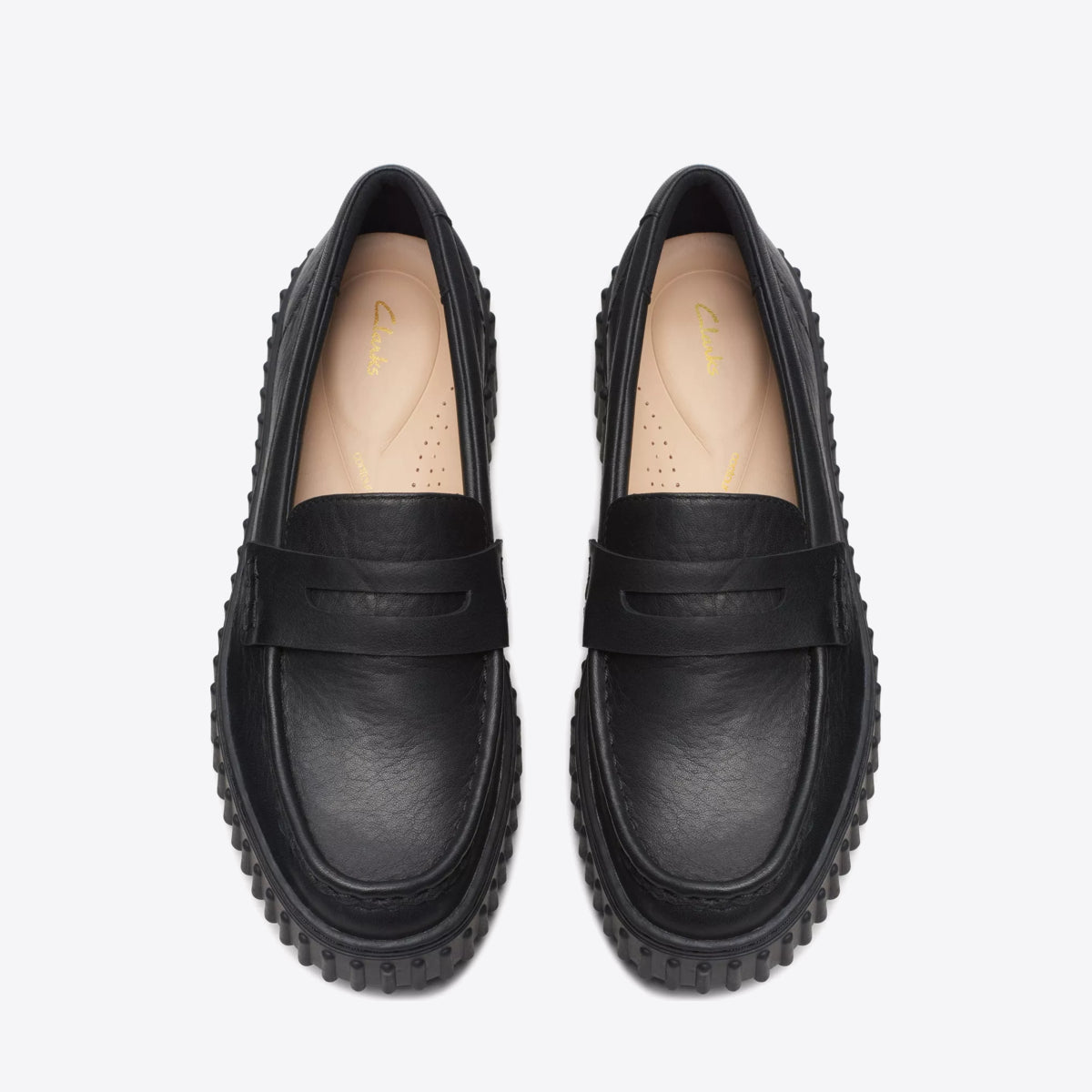 Buy CLARKS Womens Torhill Penny Black Leather Online Pat Menzies