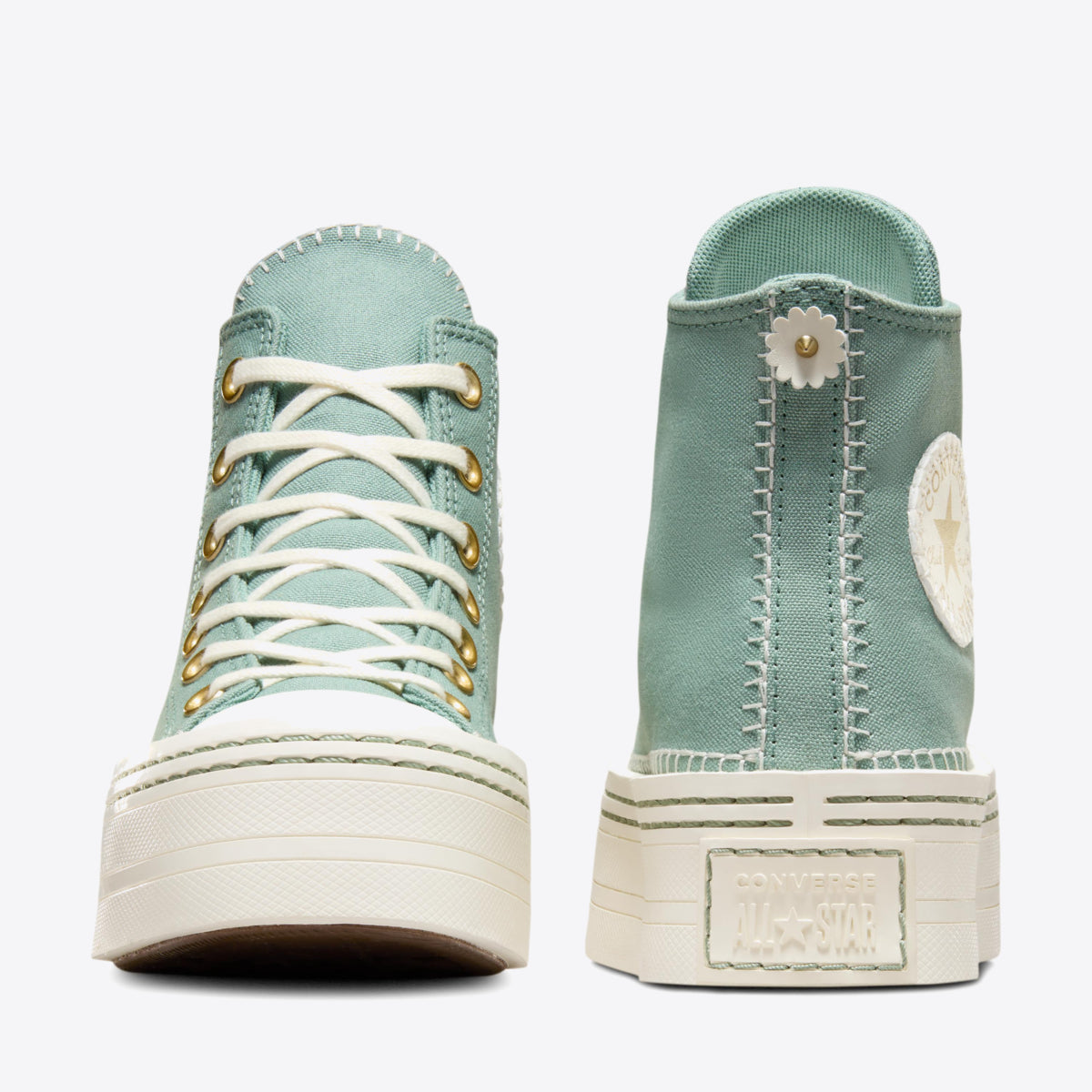 CONVERSE Chuck Taylor Modern Lift Stich Sich Hi Herby/Egret - Image 6