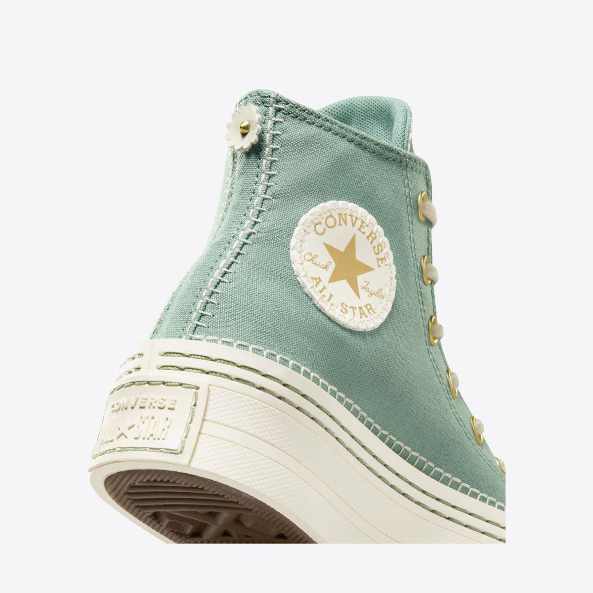 CONVERSE Chuck Taylor Modern Lift Stich Sich Hi Herby/Egret - Image 8