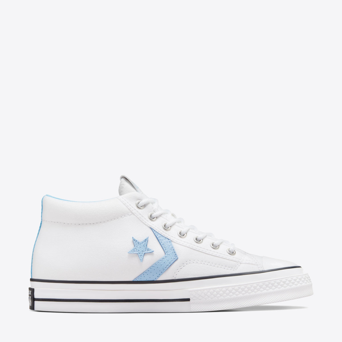 Buy CONVERSE Star Player 76 Mid White True Sky Black Online Pat Menzies