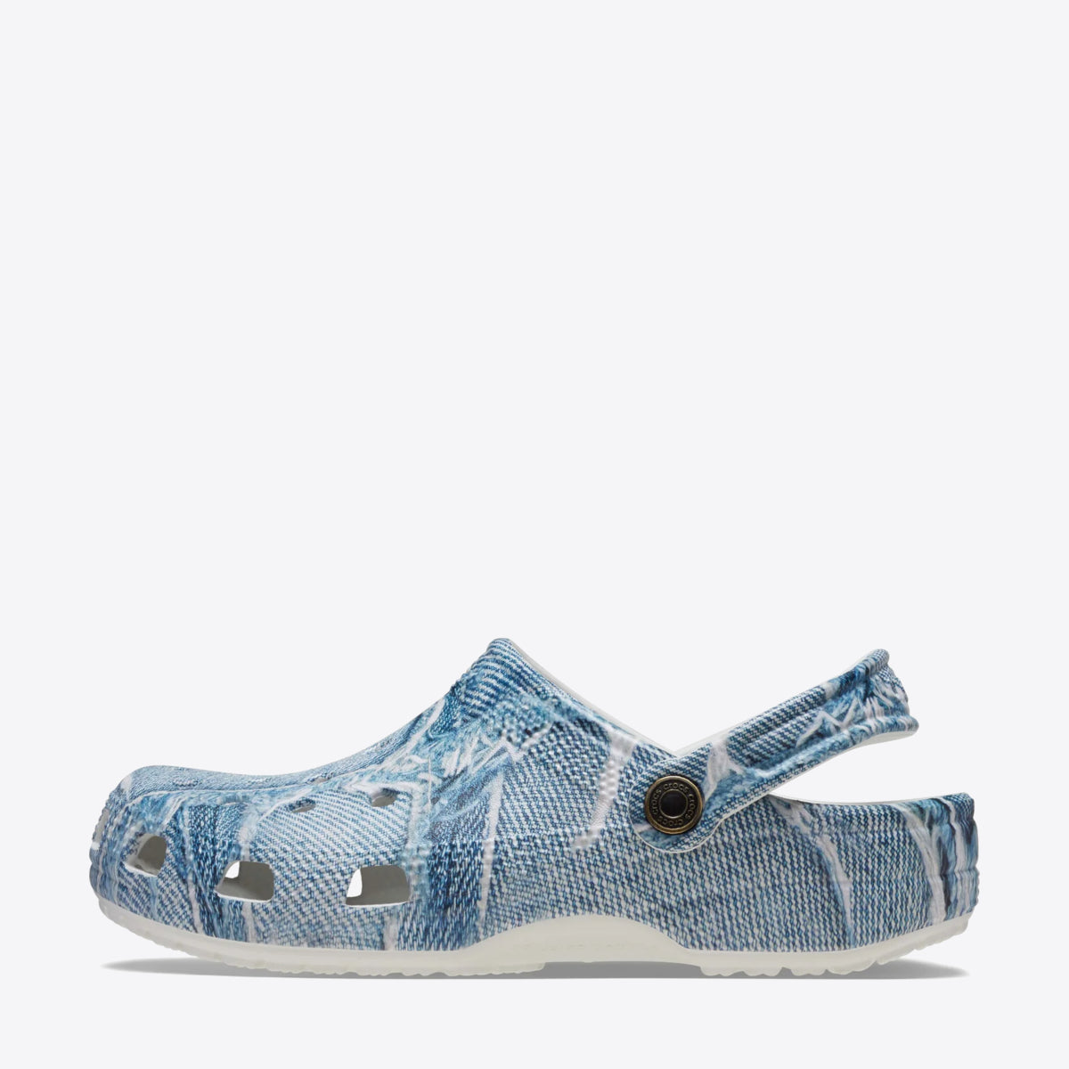 CROCS Classic Denim Clog Light Blue Denim - Image 3