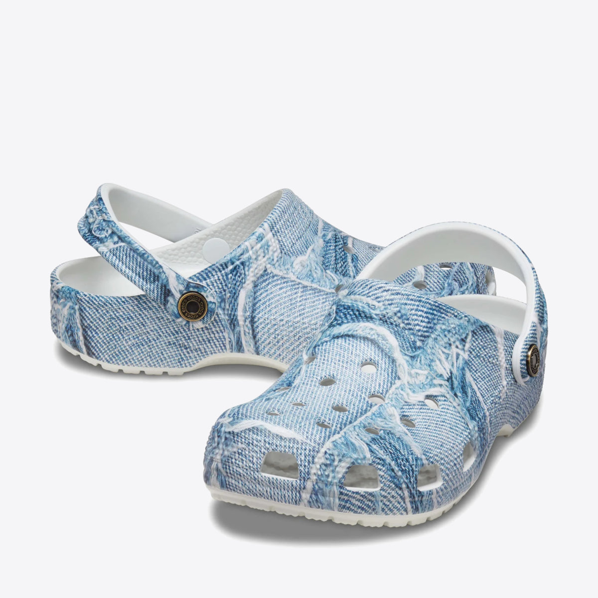 CROCS Classic Denim Clog Light Blue Denim - Image 4