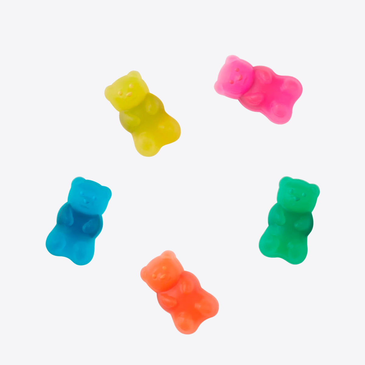 CROCS Jibbitz Candy Bear 5 Pack Green - Image 1