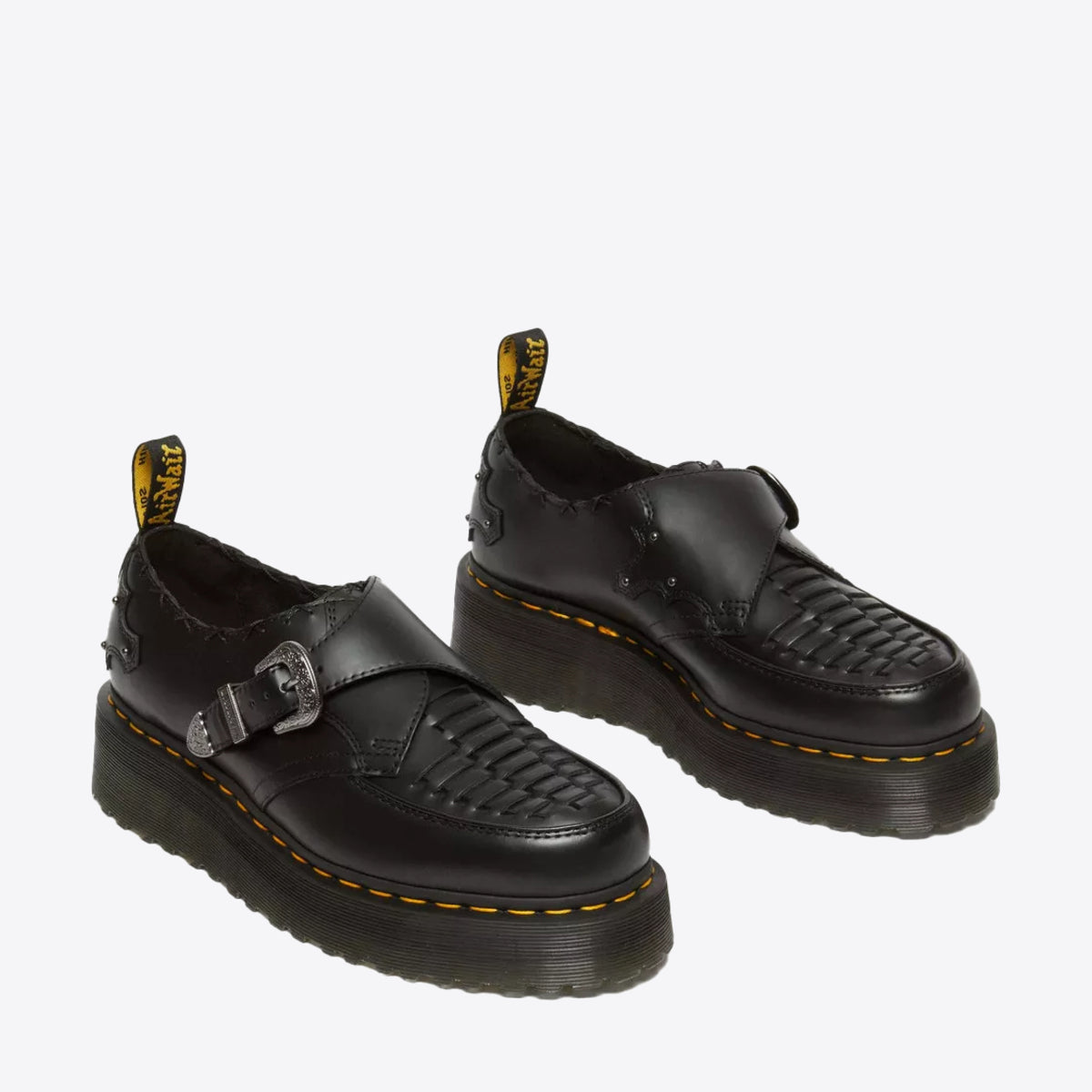 Buy DR MARTENS Ramsey Quad Monk Creeper Black Online Pat Menzies