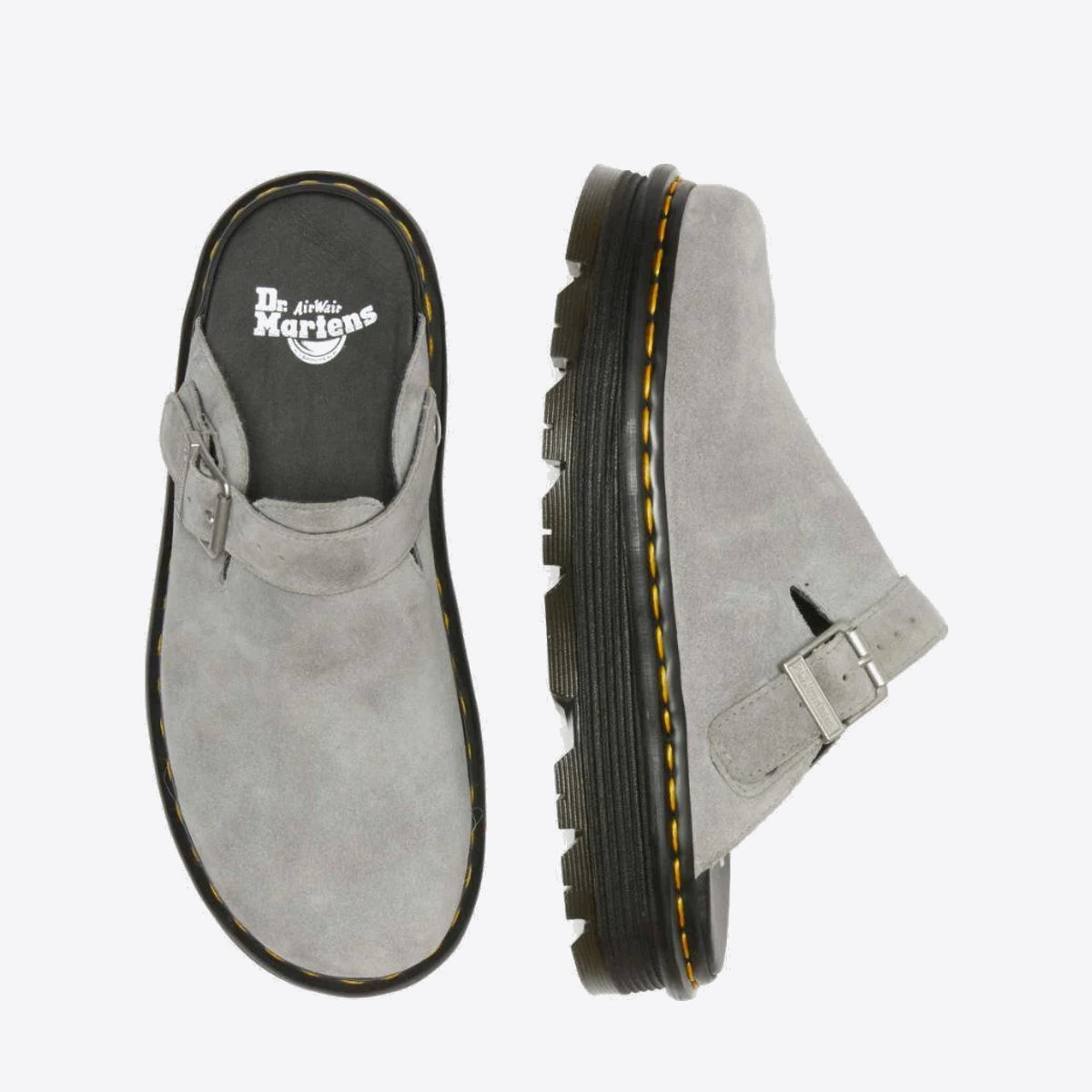 DR MARTENS Zebzag Mule E.H Suede Ultimate Grey - Image 7