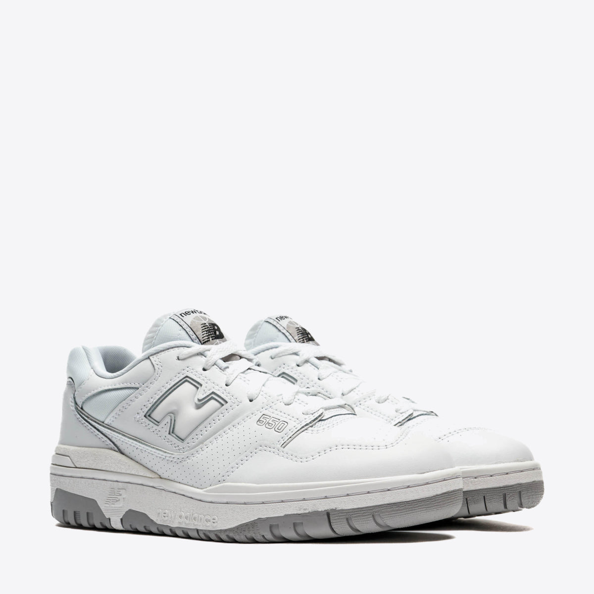 NEW BALANCE 550 Sneaker White/Light Grey - Image 2