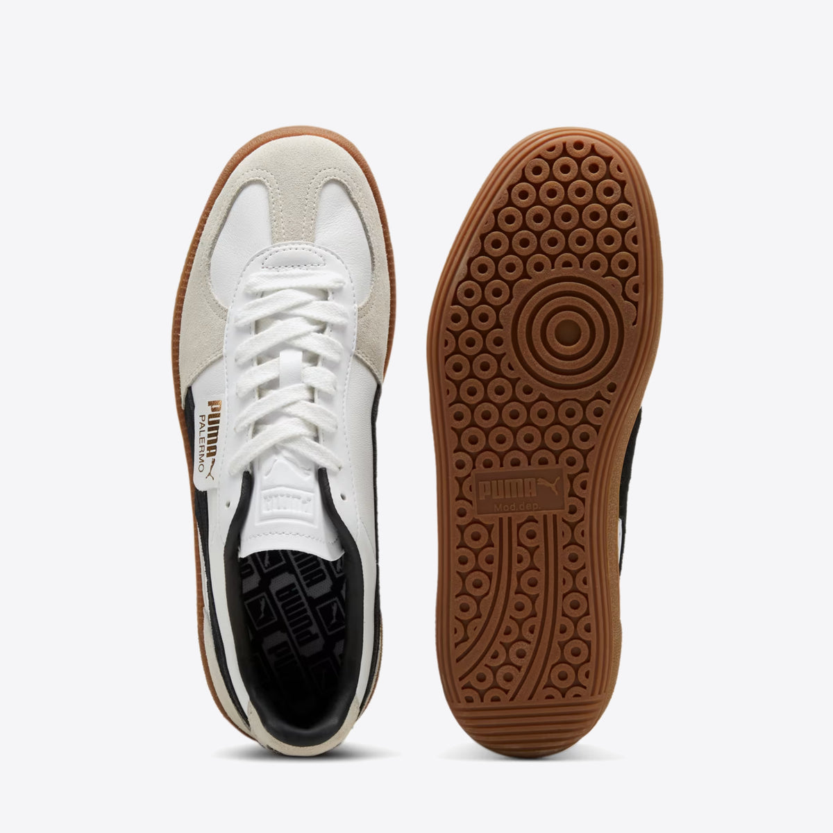 PUMA Palermo White/Vapor Grey/Gum - Image 6