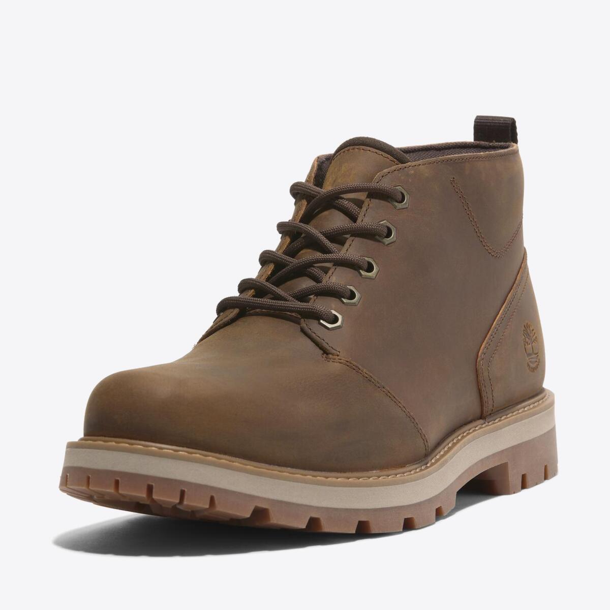 TIMBERLAND Mens Britton Road Waterproof Chukka Rust Full Grain - Image 8