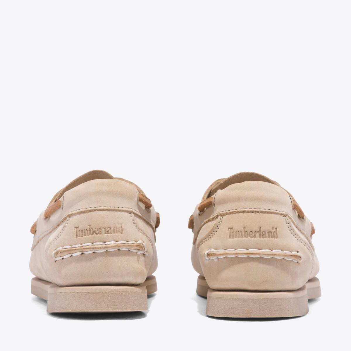 TIMBERLAND Womens Classic 2-Eye Boat Shoe Light Beige Nubuck - Image 5