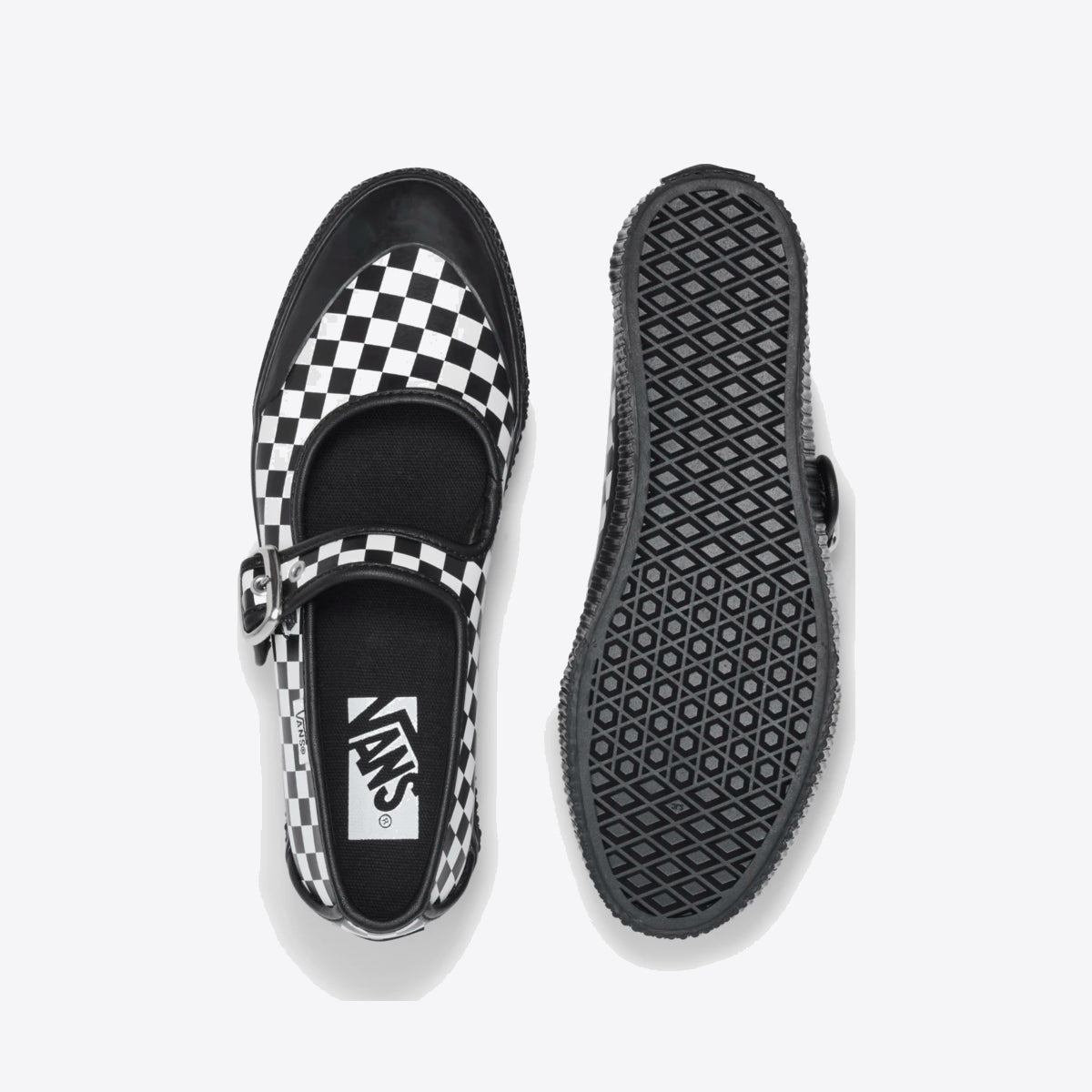 VANS Mary Jane LX Leather Creep Checkerboard Leather Checkerboard - Image 3