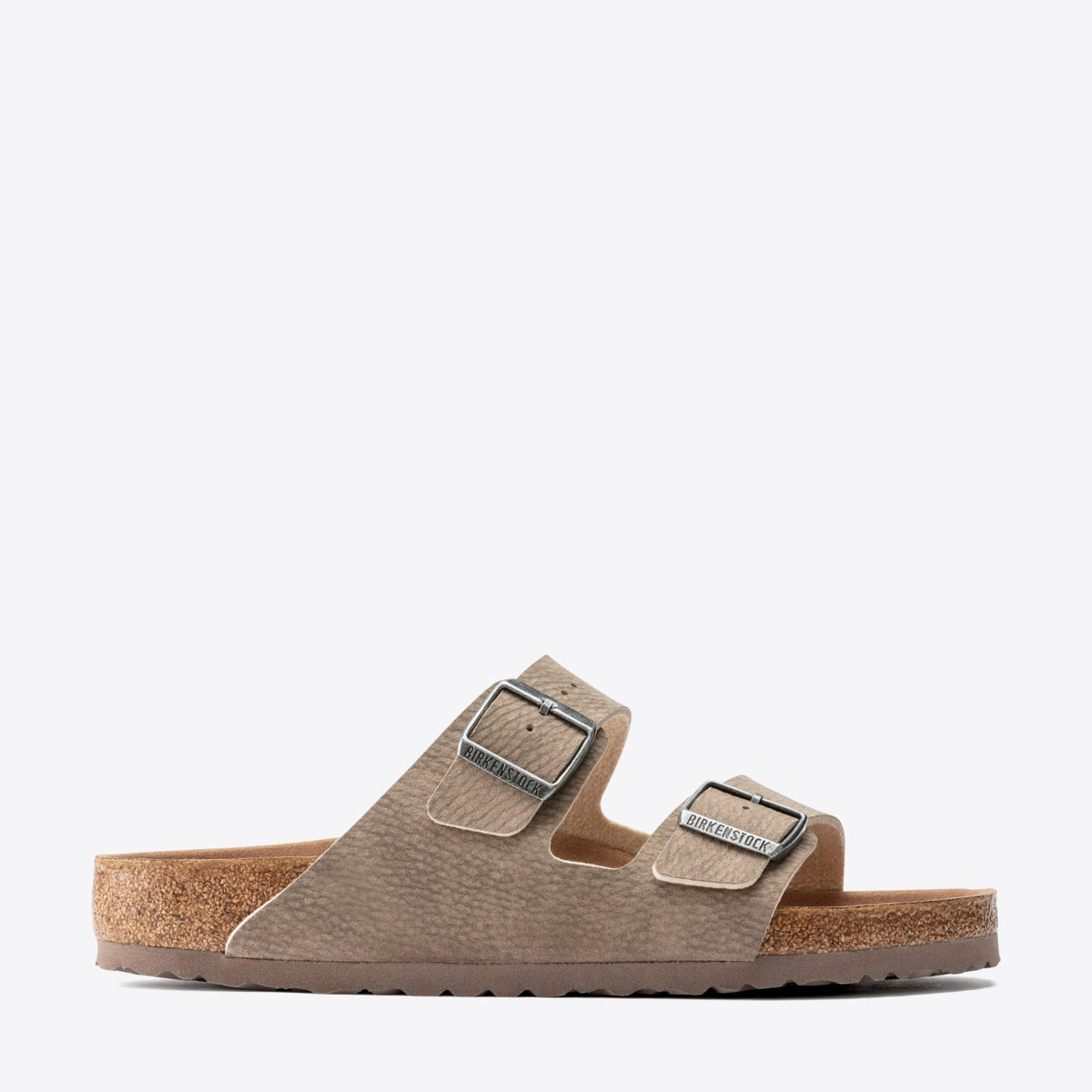 BIRKENSTOCK Arizona Birkibuc - Men's Desert Dust Grey - Image 1