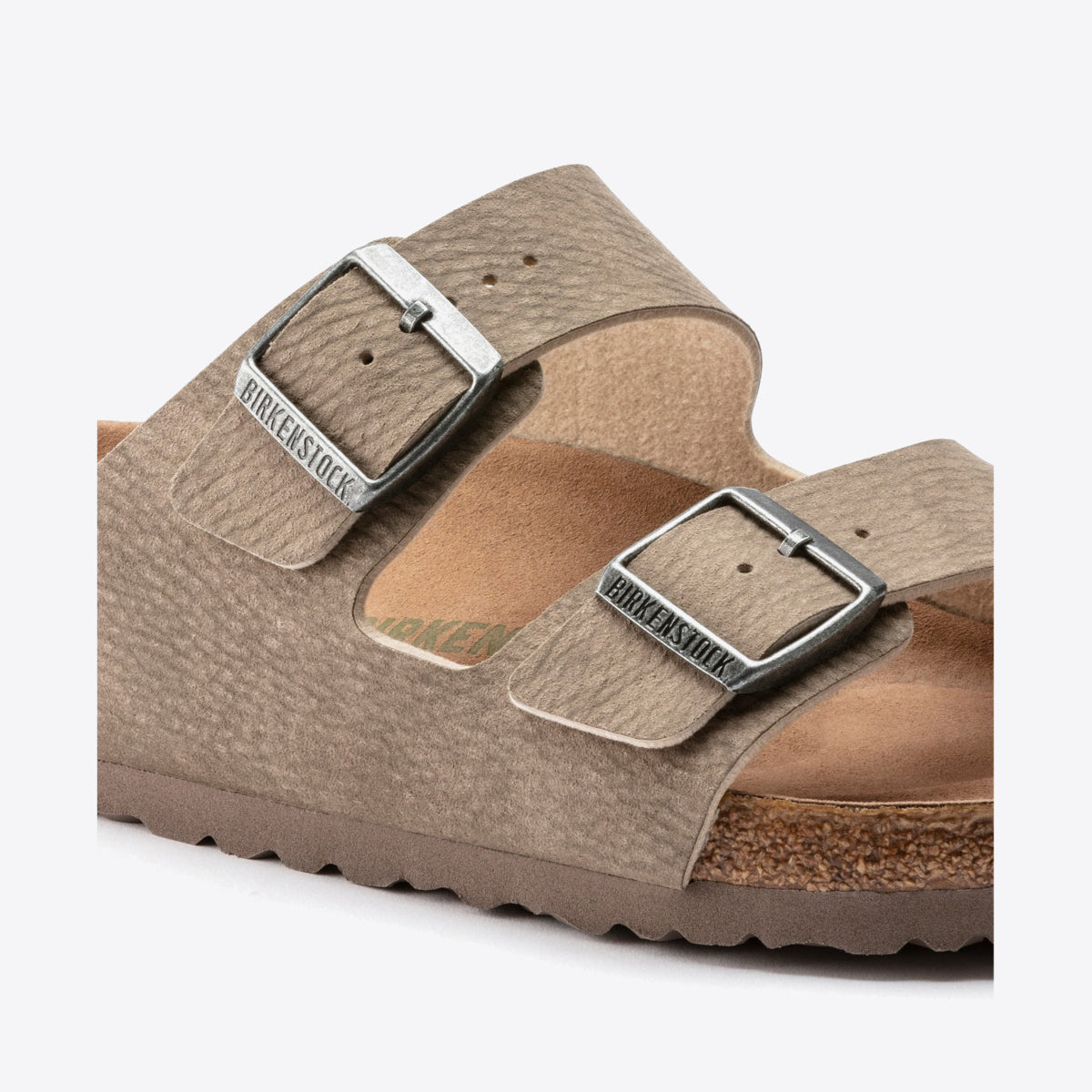 BIRKENSTOCK Arizona Birkibuc - Men's Desert Dust Grey - Image 5