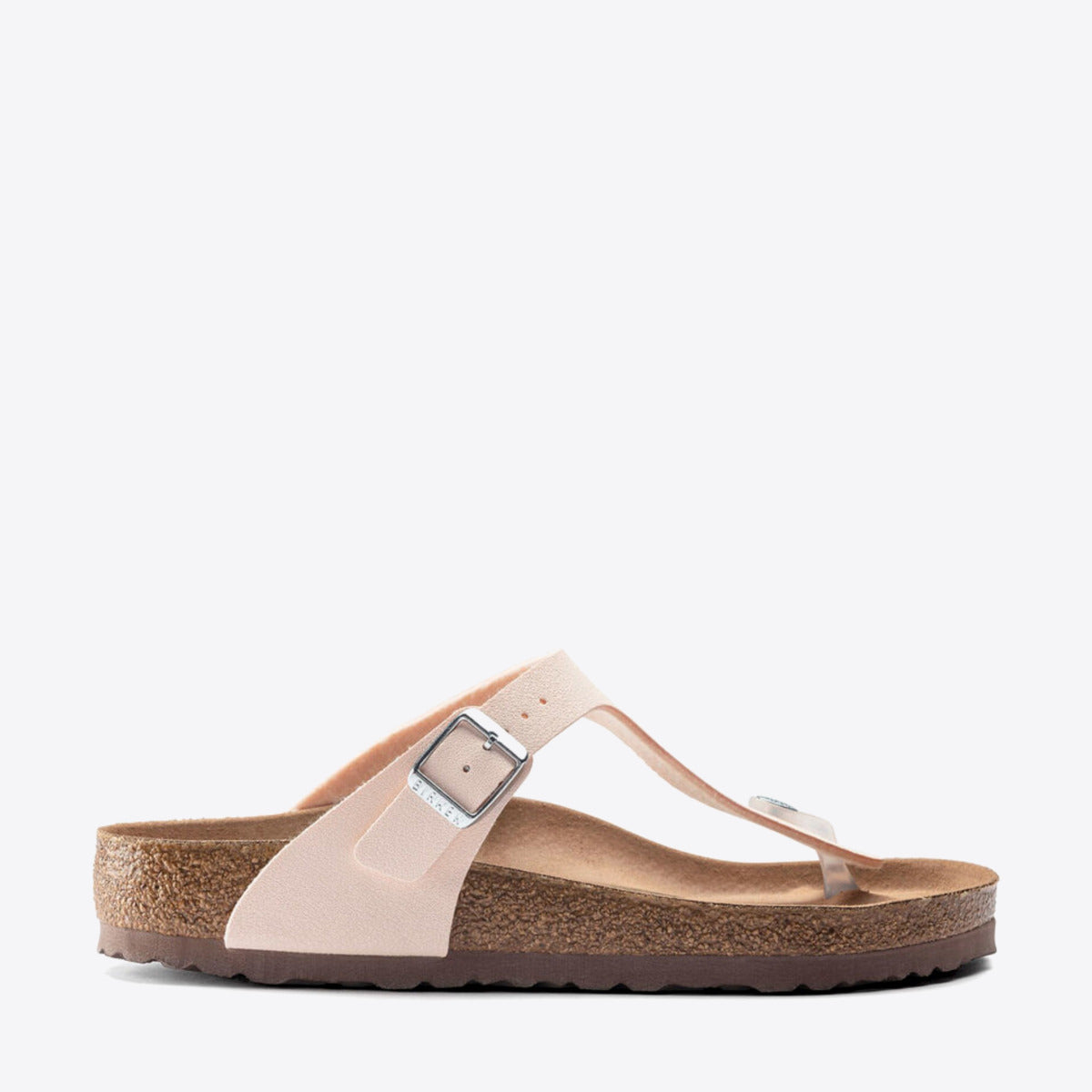 BIRKENSTOCK Gizeh Birkibuc Earthy Vegan - Women's Light Rose - Image 1