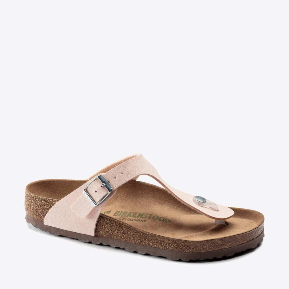 BIRKENSTOCK Gizeh Birkibuc Earthy Vegan - Women's Light Rose - Image 4