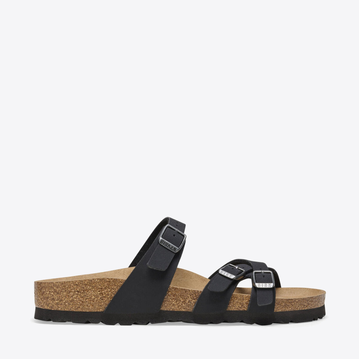 BIRKENSTOCK Franca Birkibuc Earthy Vegan - Women's Black - Image 1