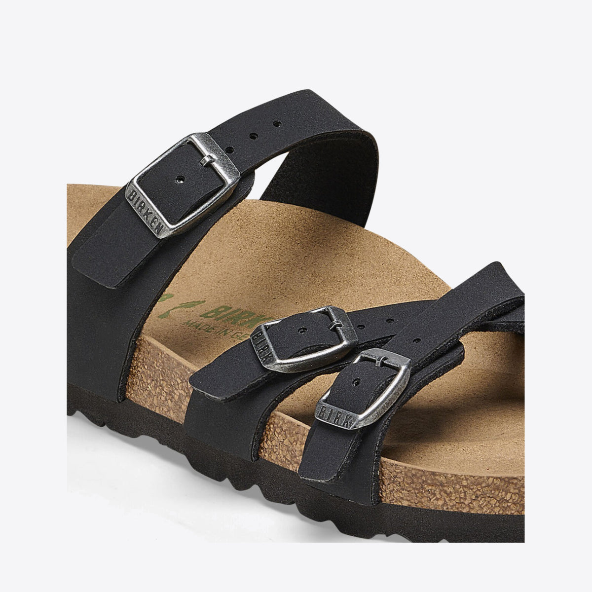 BIRKENSTOCK Franca Birkibuc Earthy Vegan - Women's Black - Image 2