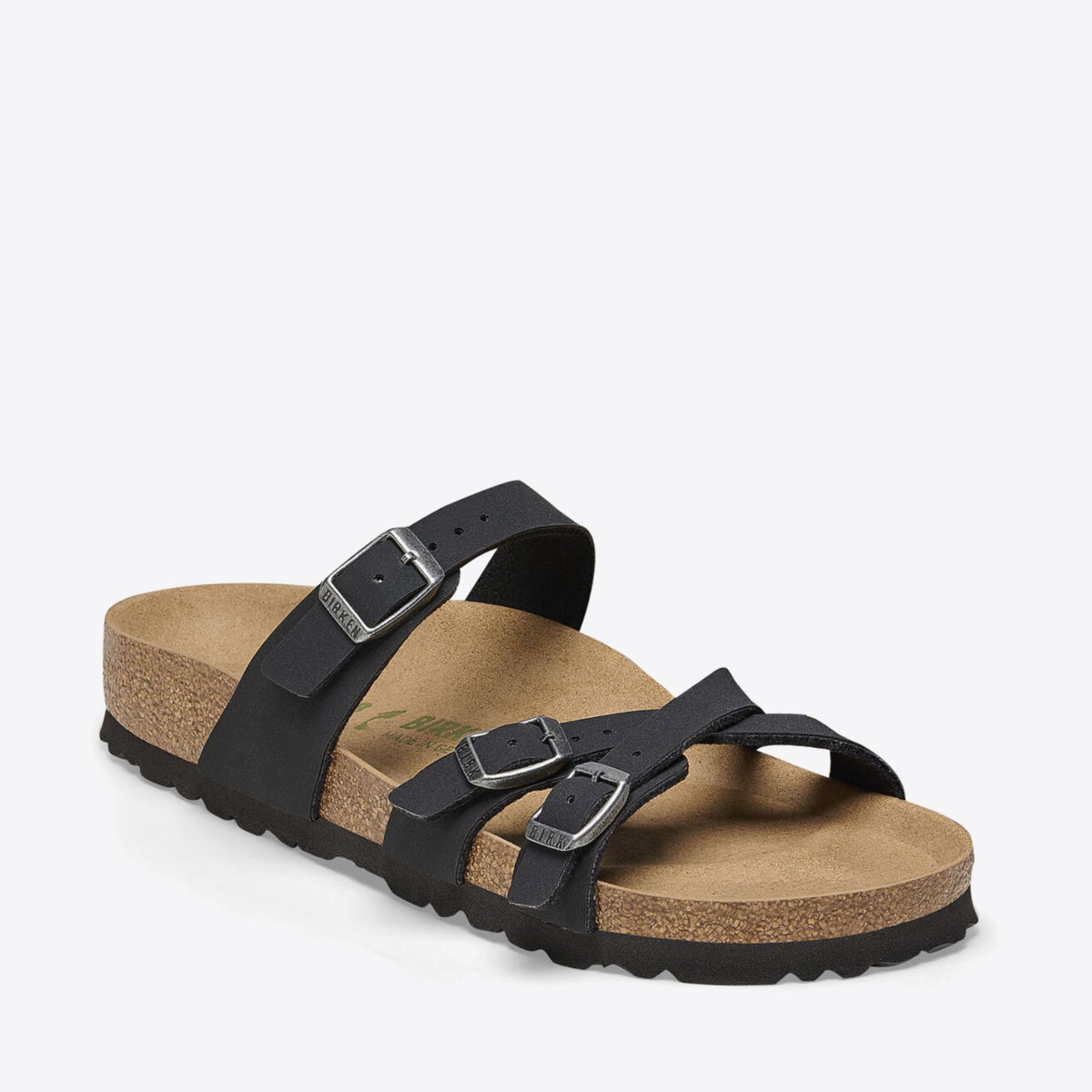 BIRKENSTOCK Franca Birkibuc Earthy Vegan - Women's Black - Image 3