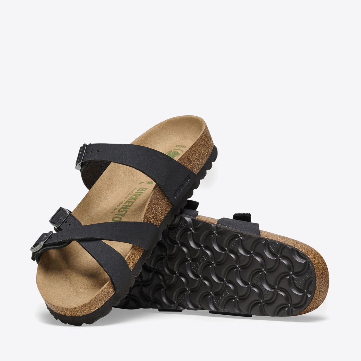 BIRKENSTOCK Franca Birkibuc Earthy Vegan - Women's Black - Image 4