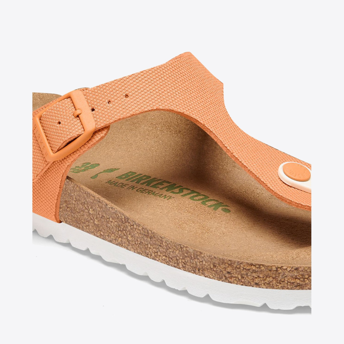 Buy BIRKENSTOCK Gizeh Vegan Canvas Women s Papaya Online Pat Menzies