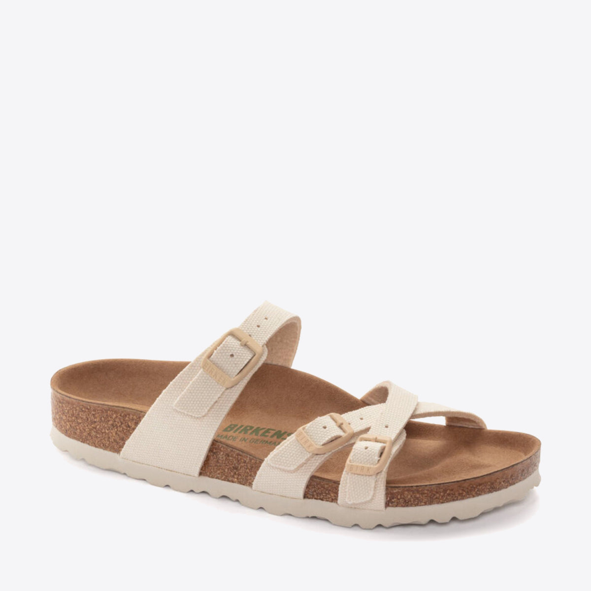 BIRKENSTOCK Franca Canvas Vegan - Women's Eggshell - Image 4