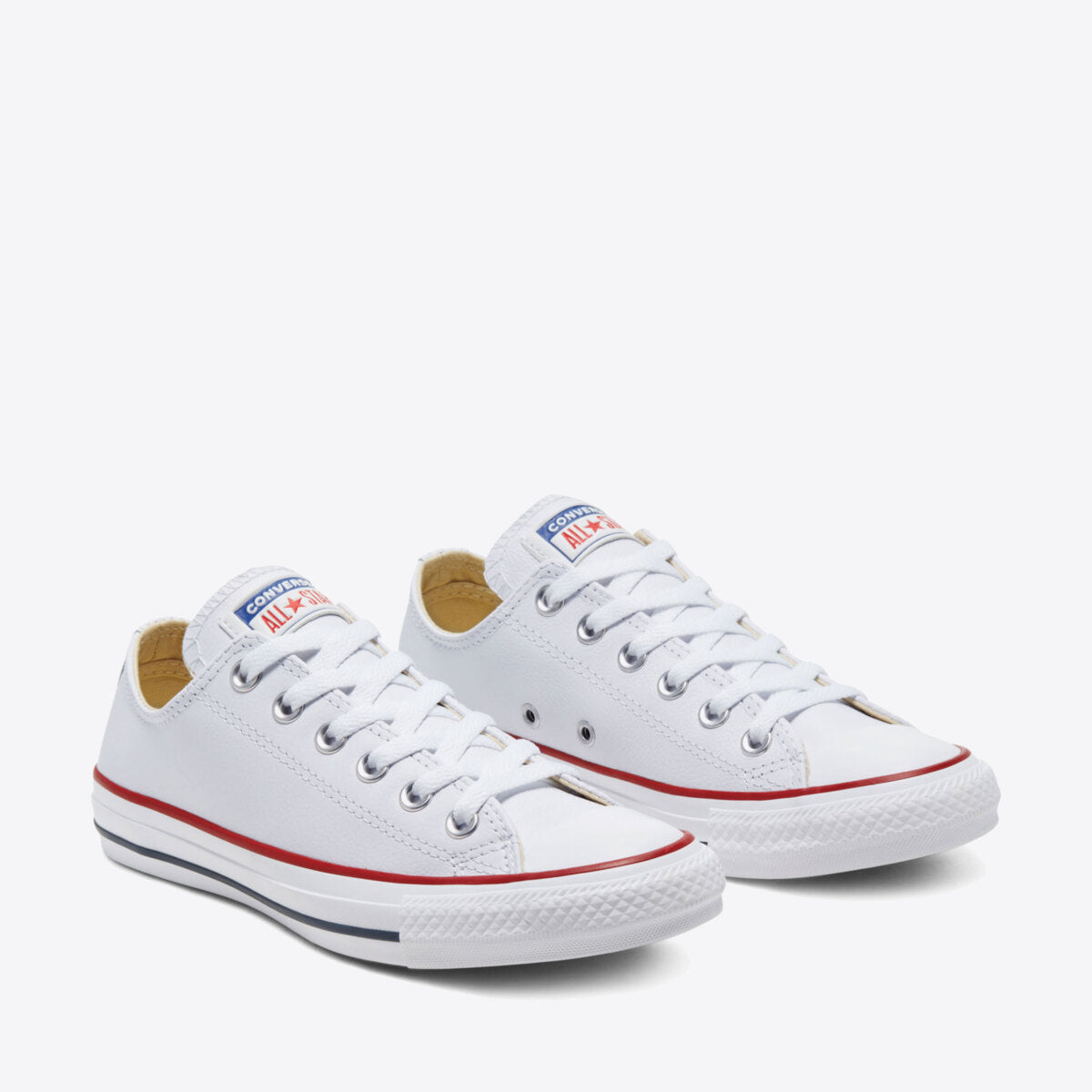 Buy CONVERSE Chuck Taylor All Star Leather Low White Online Pat Menzies