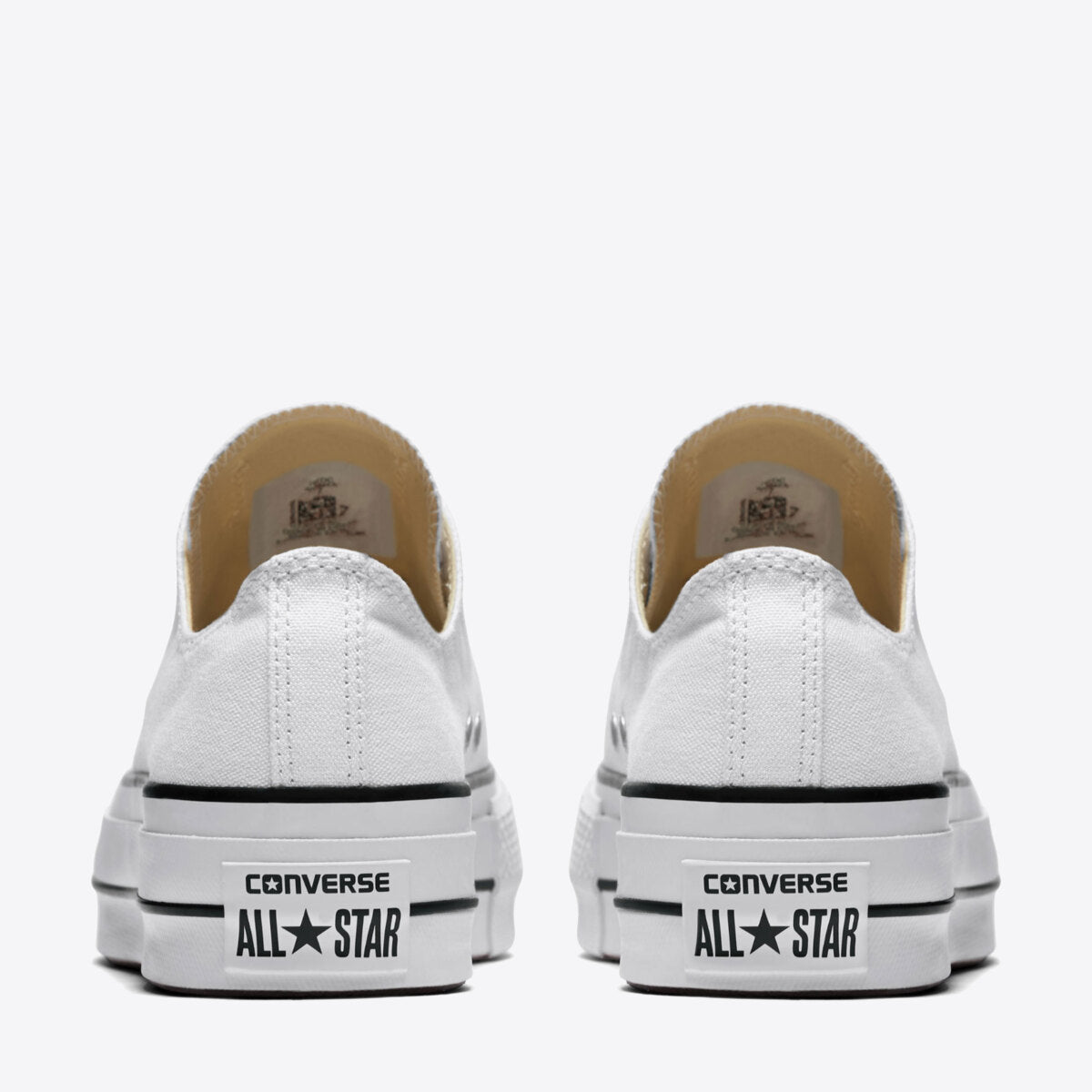 Buy CONVERSE Chuck Taylor Lift Canvas Low White Online Pat Menzies