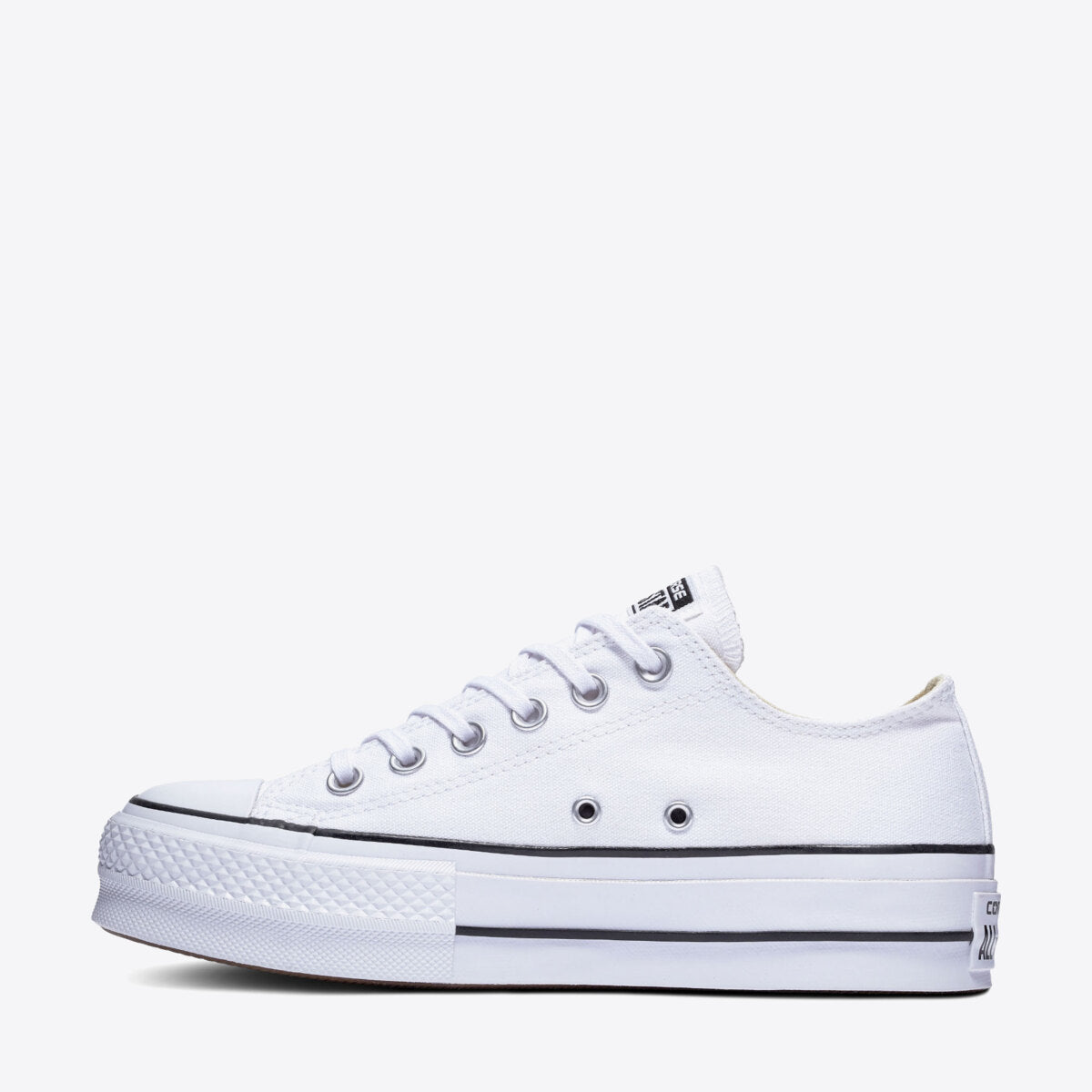 Buy CONVERSE Chuck Taylor Lift Canvas Low White Online Pat Menzies