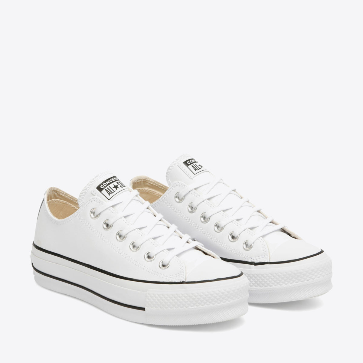 Converse allstar low leather best sale