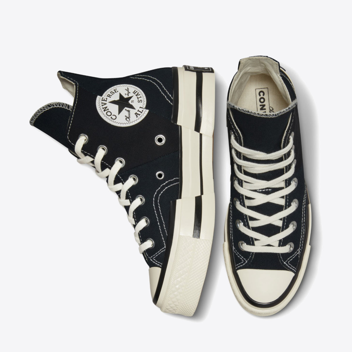 CONVERSE Chuck Taylor 70 Plus High Black/Egret - Image 6