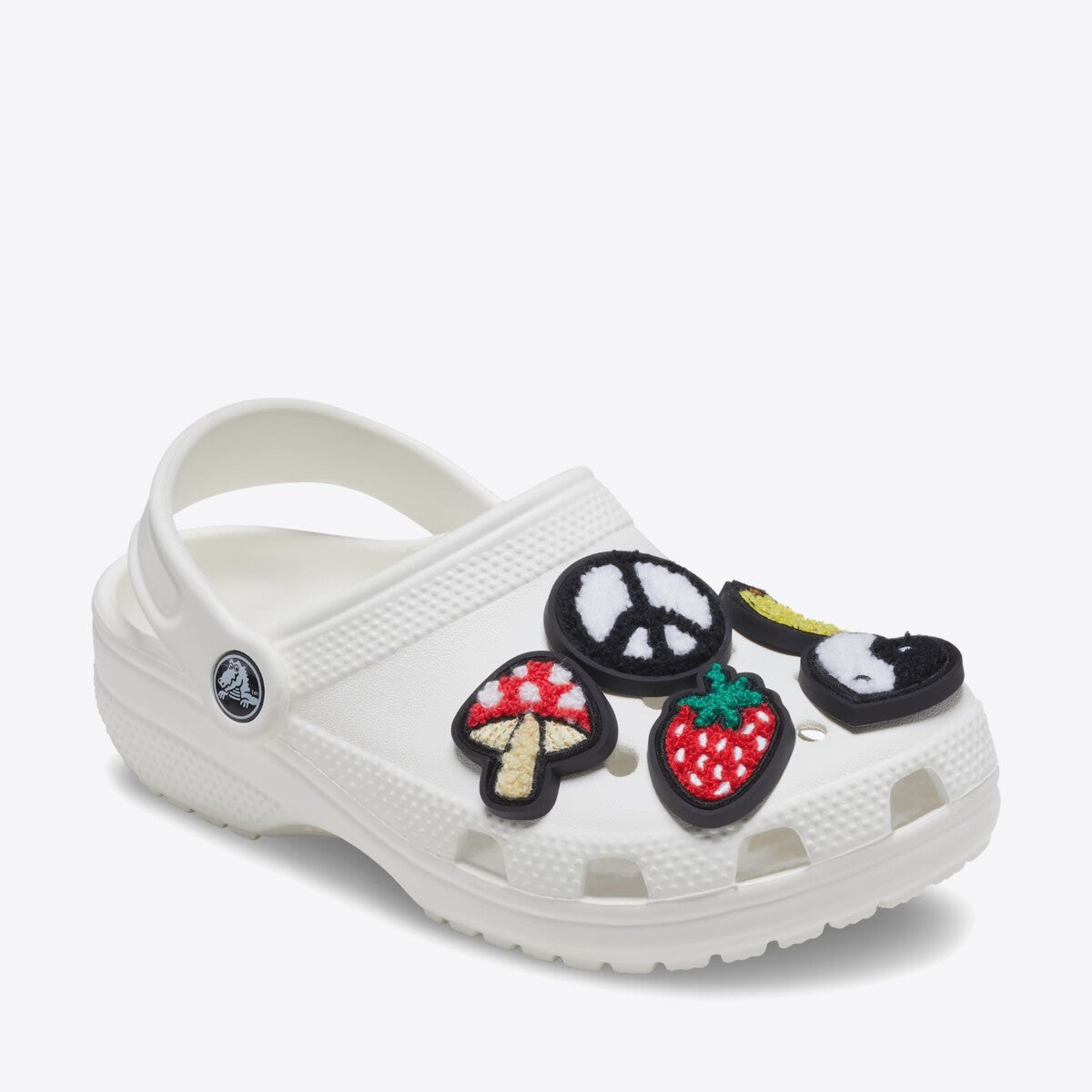 CROCS Jibbitz Peace and Love Tufted Patch 5 Pack Peace and Love - Image 3