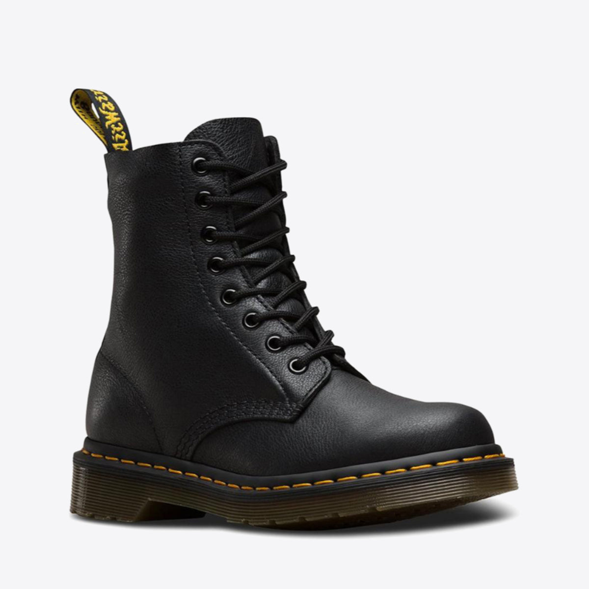 DR MARTENS 1460 Pascal Virginia 8-Eye Boot Black - Image 0