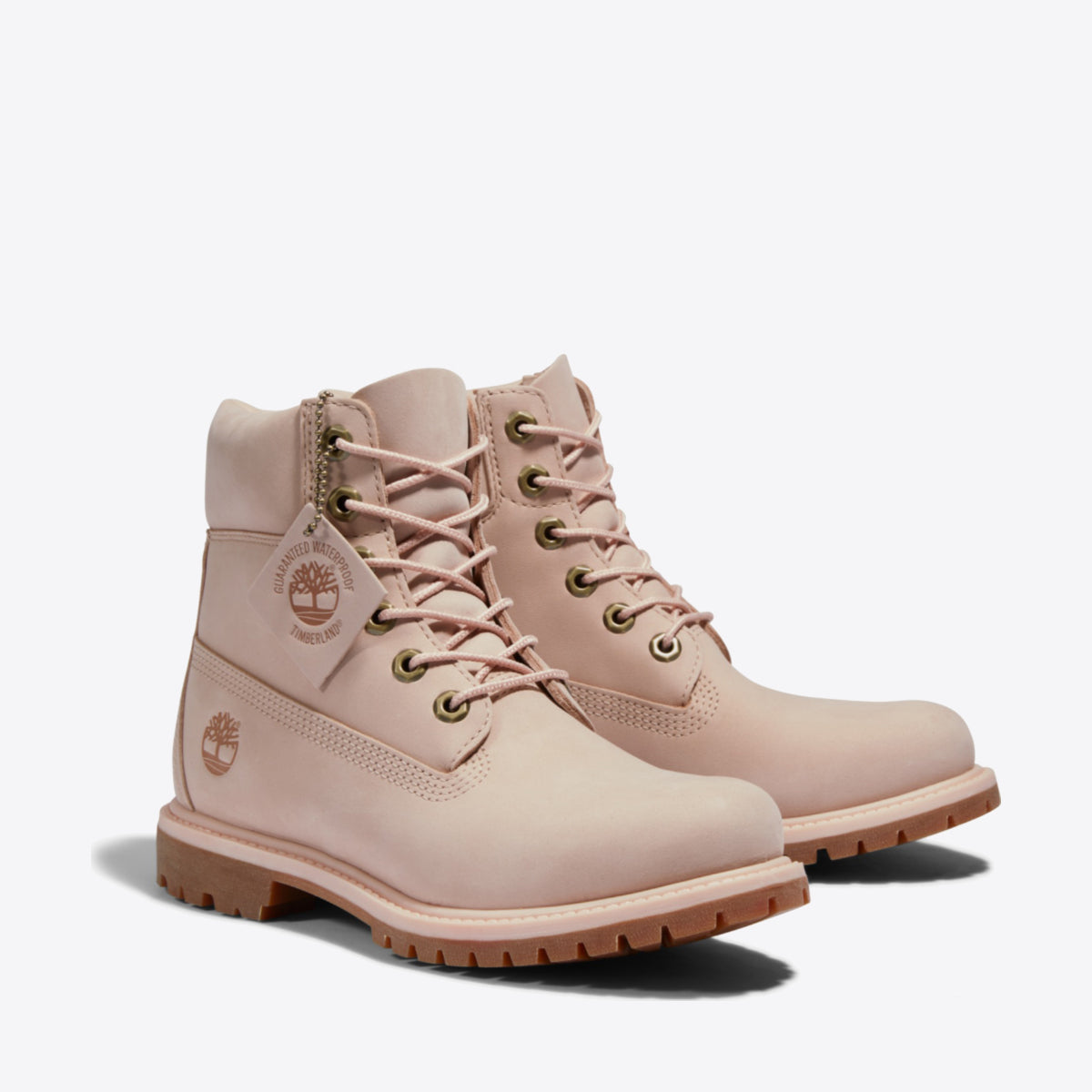 TIMBERLAND Womens 6-Inch Premium Waterproof Boot Light Pink - Image 4