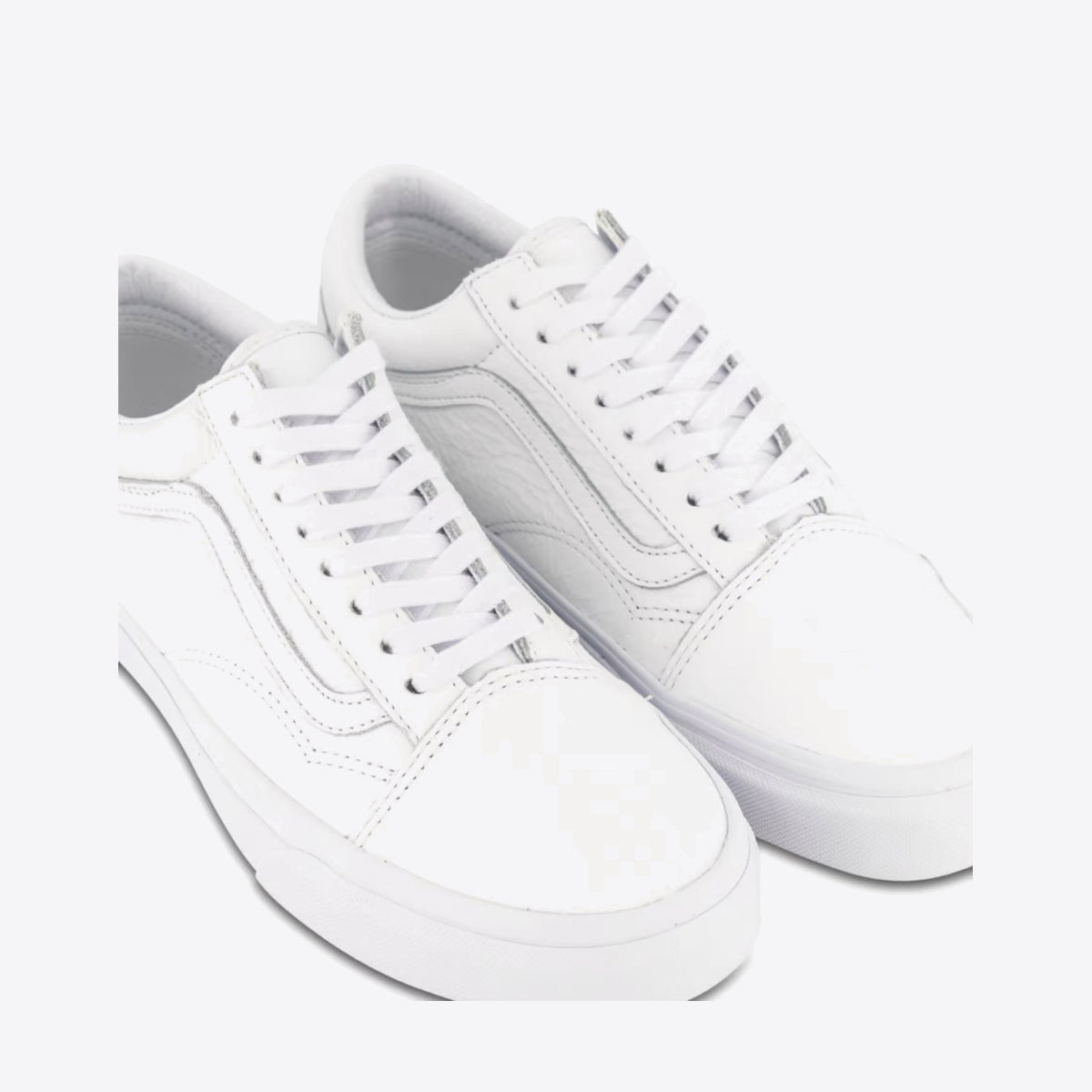 White leather store vans nz