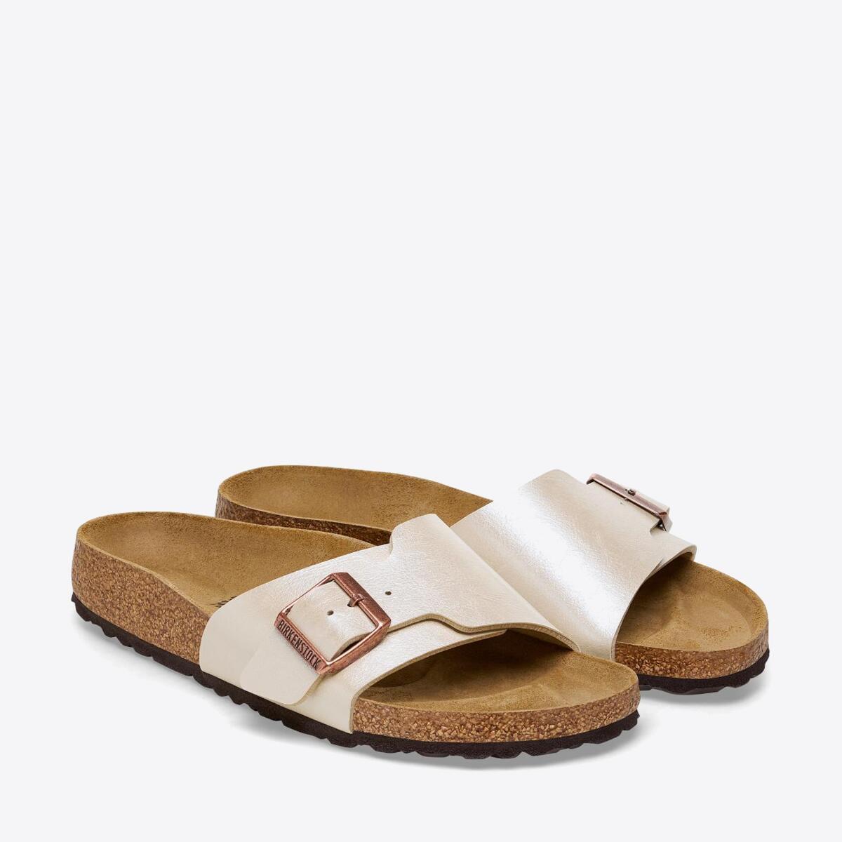 Graceful pearl white birkenstock online