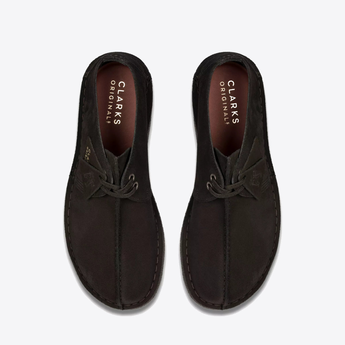 CLARKS Desert Trek Black Suede Black - Image 6