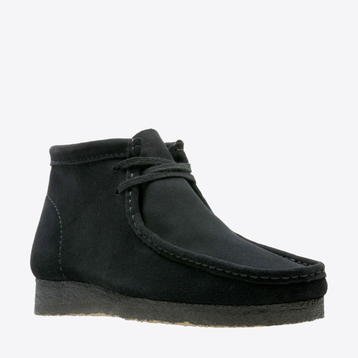 Buy CLARKS Mens Wallabee Boot Suede Black Online Pat Menzies