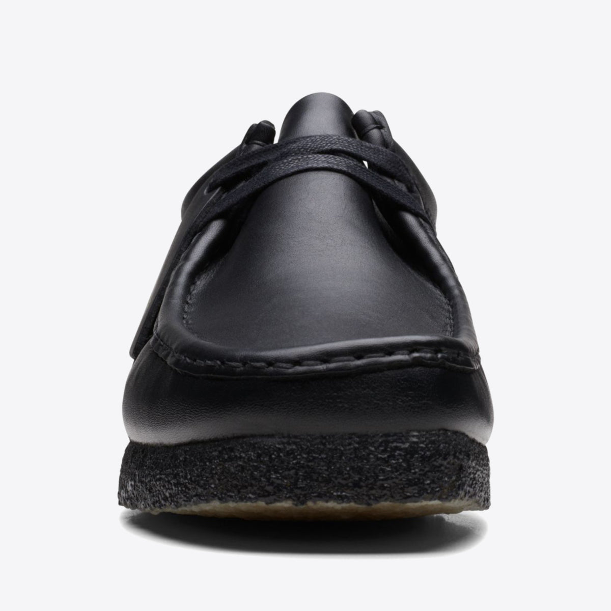 CLARKS Wallabee Shoe Leather Black - Image 3