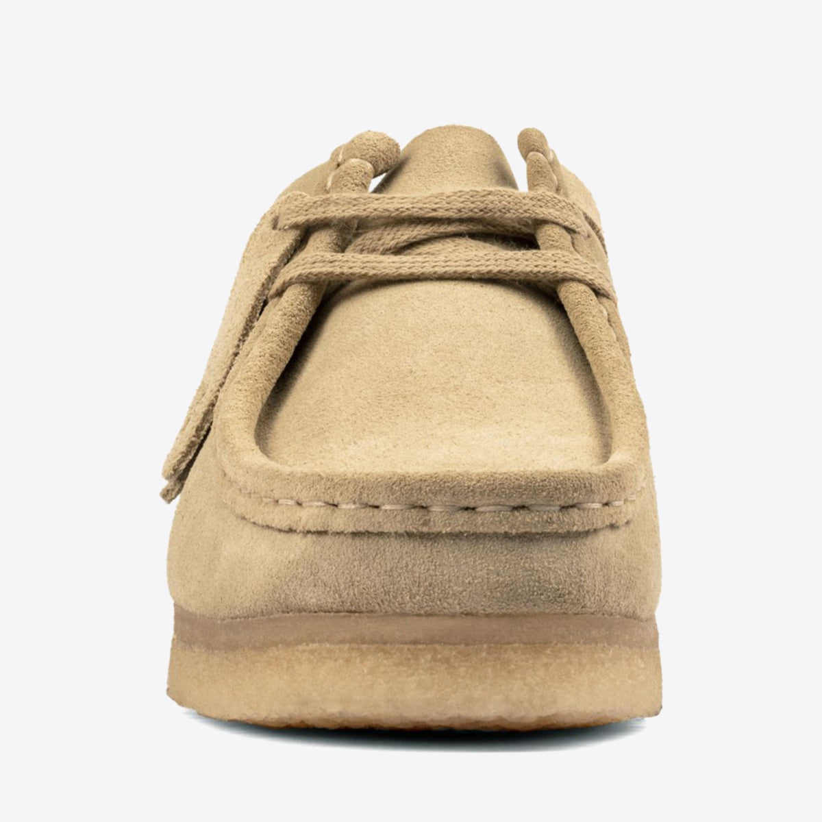 Clarks wallabee sand suede hotsell