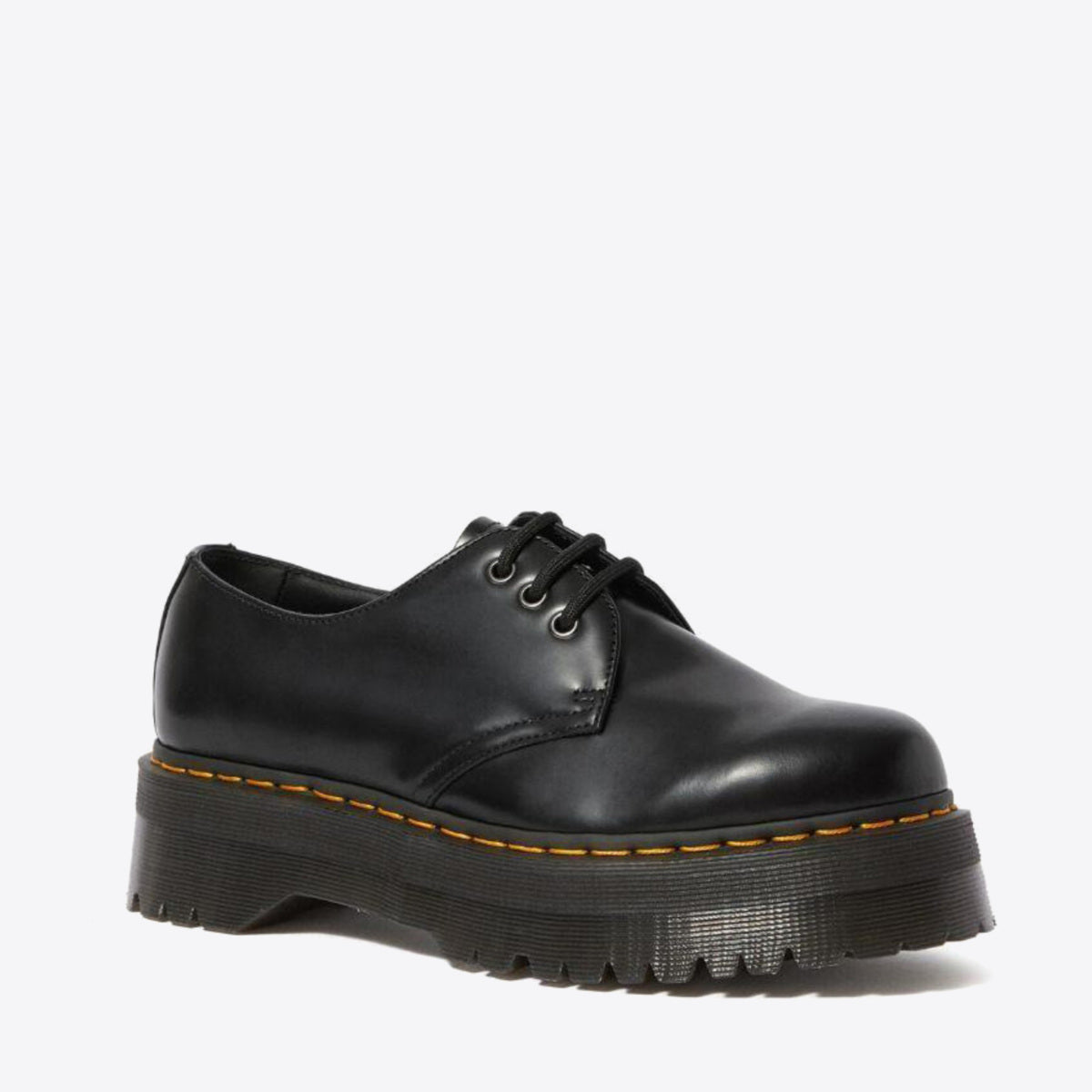 Buy DR MARTENS 1461 Quad 3 Eye Shoe Smooth - Black Polished