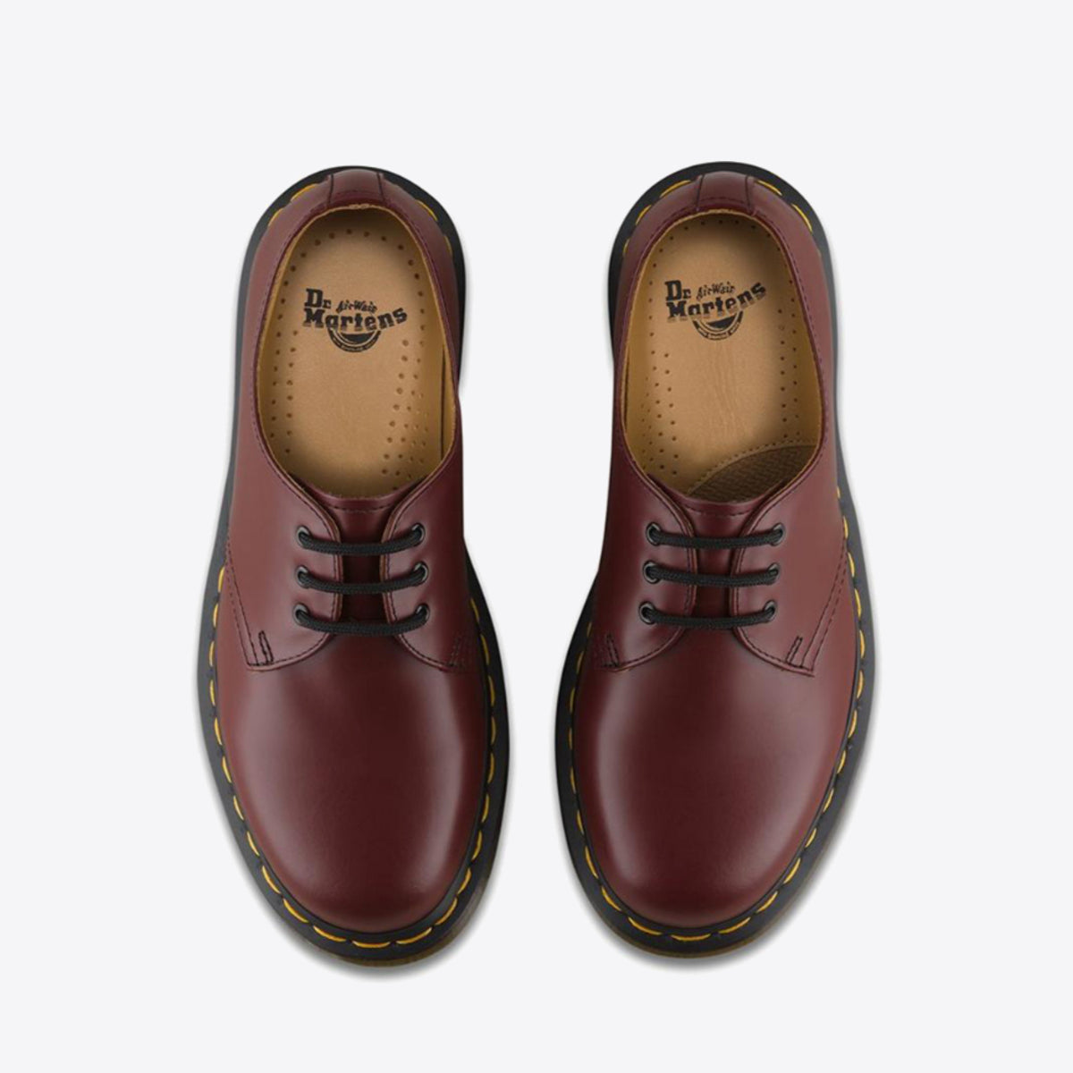 Buy DR MARTENS 1461 Smooth 3 Eye Shoe Cherry Red Online Pat Menzies