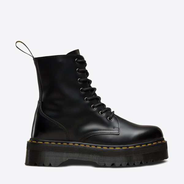 Dr martens jadon 8-eye platform boots in blue vintage hotsell